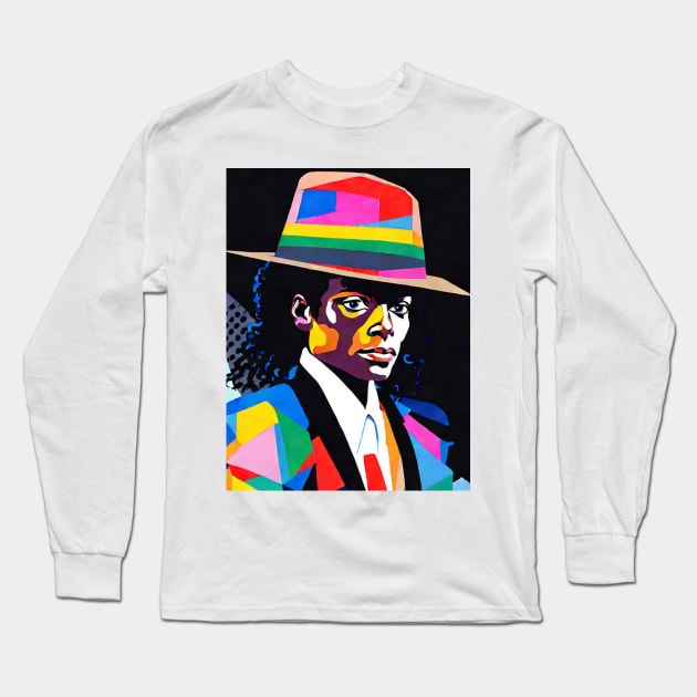 Michael Jackson Long Sleeve T-Shirt by AbstractPlace
